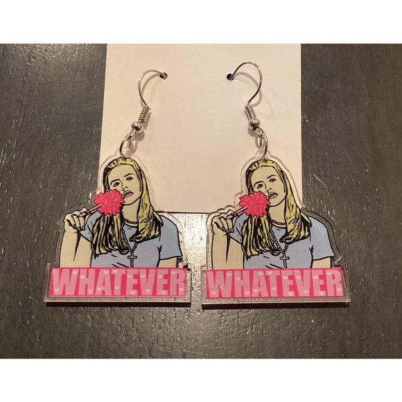 WHATEVER acrylic earrings - Picture 1 of 1